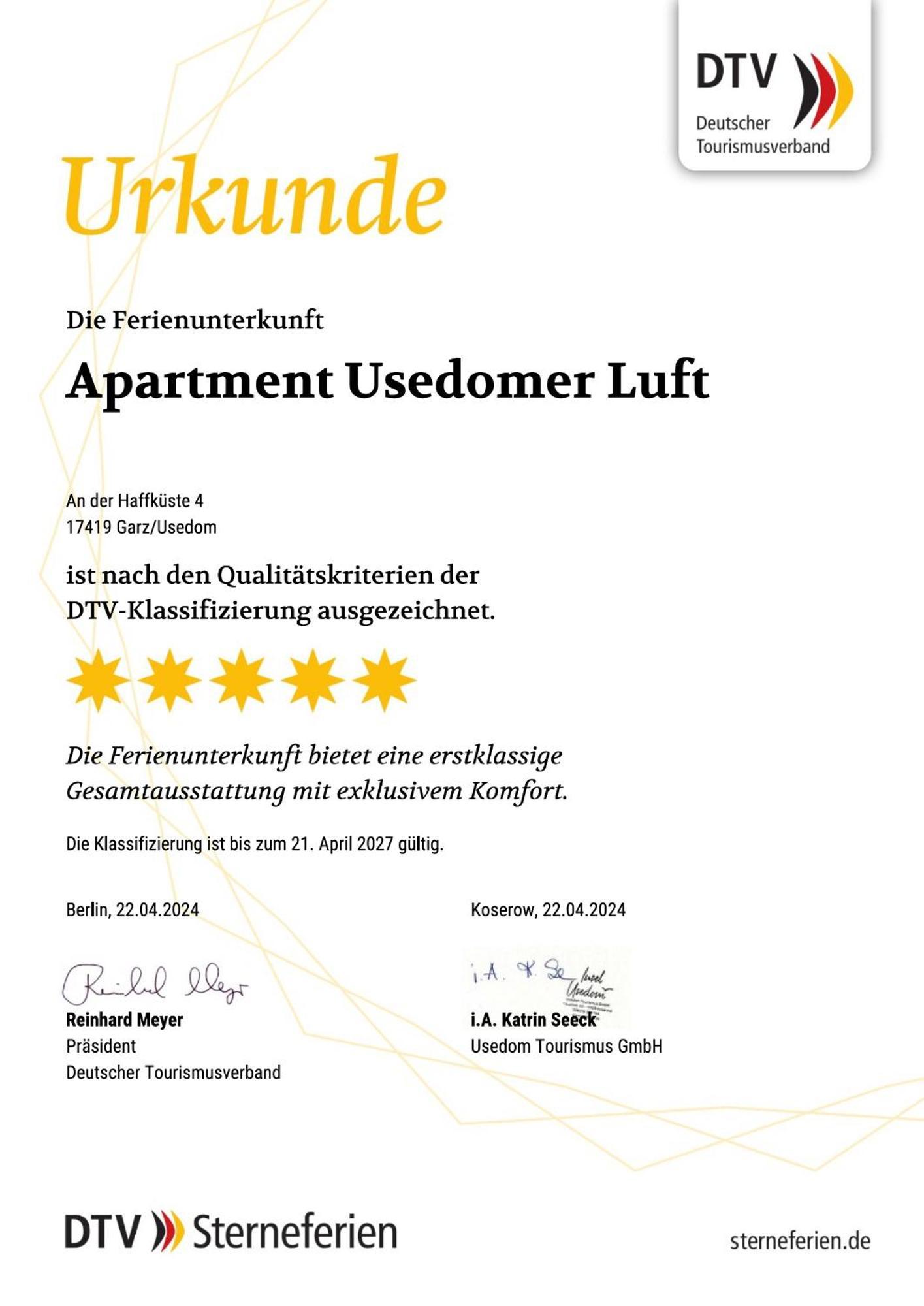 Apartment "Usedomer Luft" Garz  Dış mekan fotoğraf